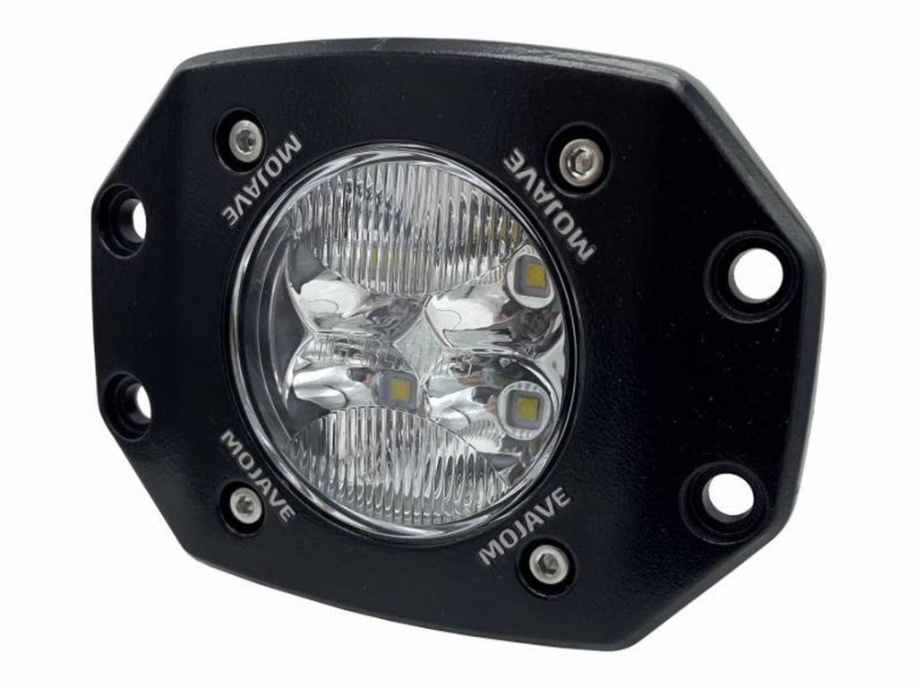 TIGER LIGHTS - DUAL FLUSH MOUNT LED SPOT LIGHT KIT 3 12/24V MOJAVE TLM3-FM-KIT