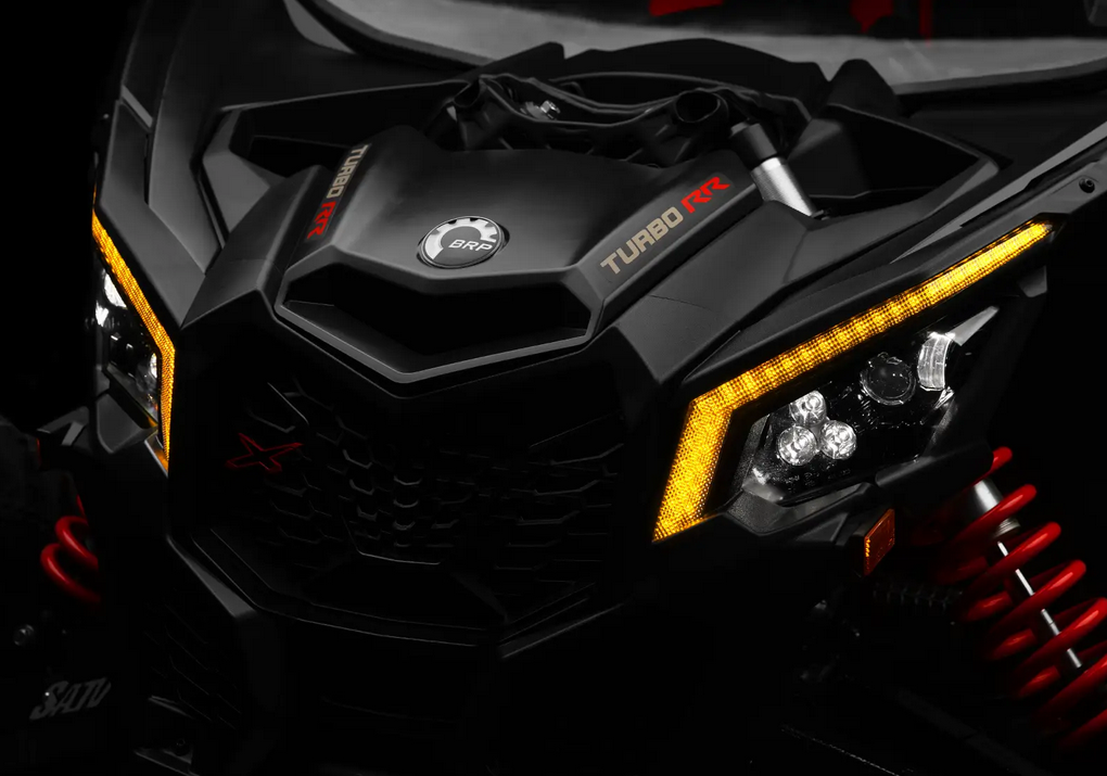 PLUG & PLAY DELUXE SELF CANCELING TURN SIGNAL KIT CANAM MAVERICK X3 W/FANG LIGHTS