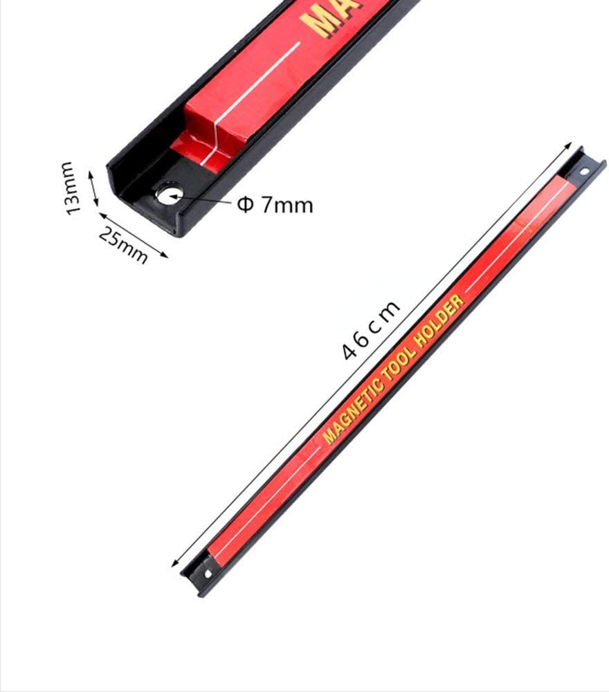 3-PIECE MAGNETIC TOOL HOLDER BAR SET 200mm 300mm 460mm WALL MOUNTED STEEL RACK