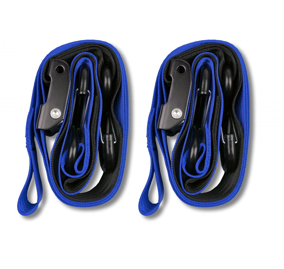 TIE DOWNS 38mm 1.5 BLUE & BLACK, 500KG