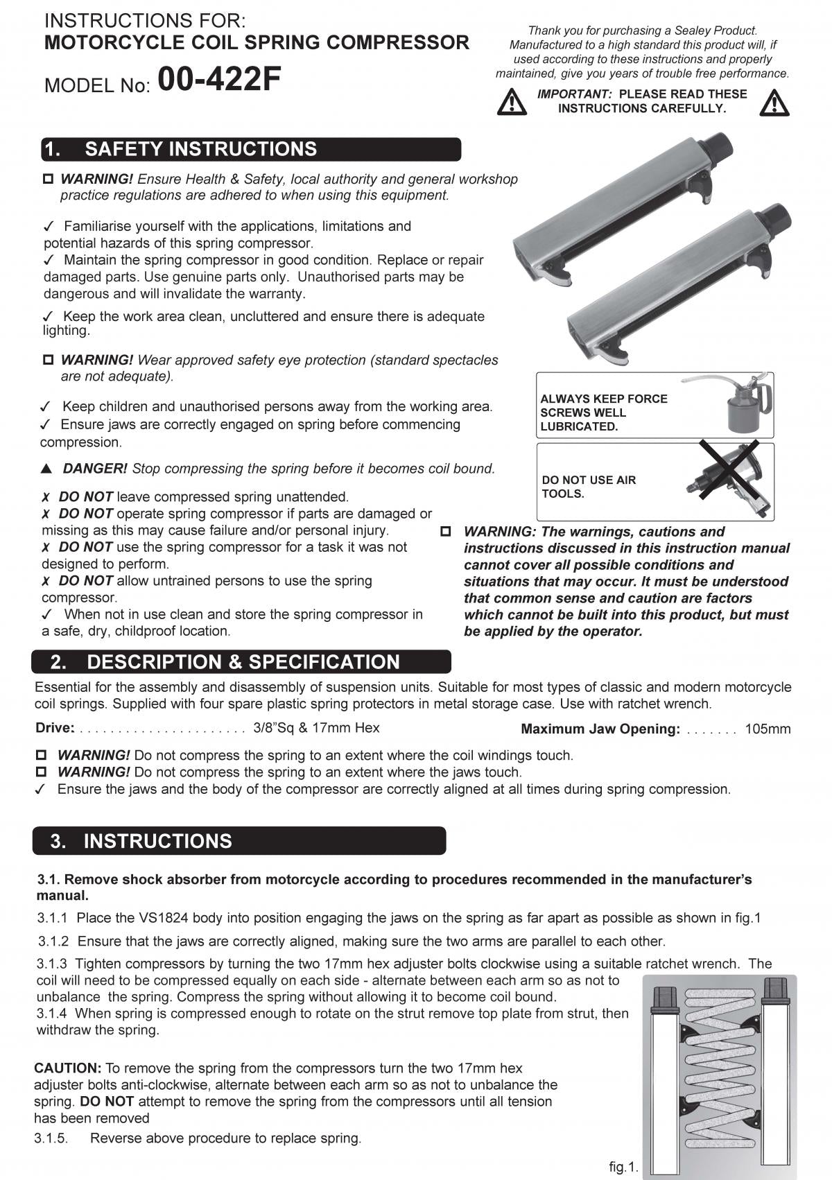 HD COIL SPRING COMPRESSOR