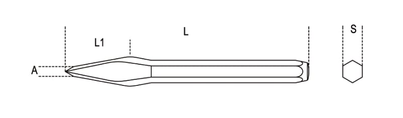 Cape Chisel 150mm - Beta Tools 36 150