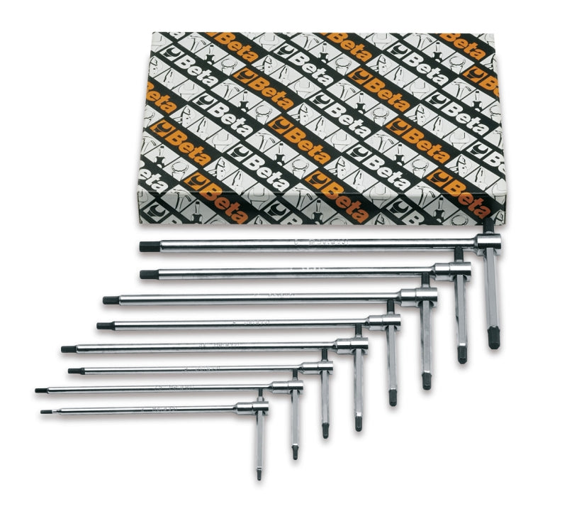 Set of 14 T-Handle Wrenches with Three Hexagon Male Ends 2mm - 14mm - Beta Tools 951/S14
