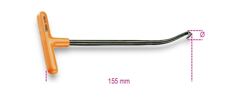 Spring Pulling Hook Wrench 3.5mm - Beta Tools 1410M