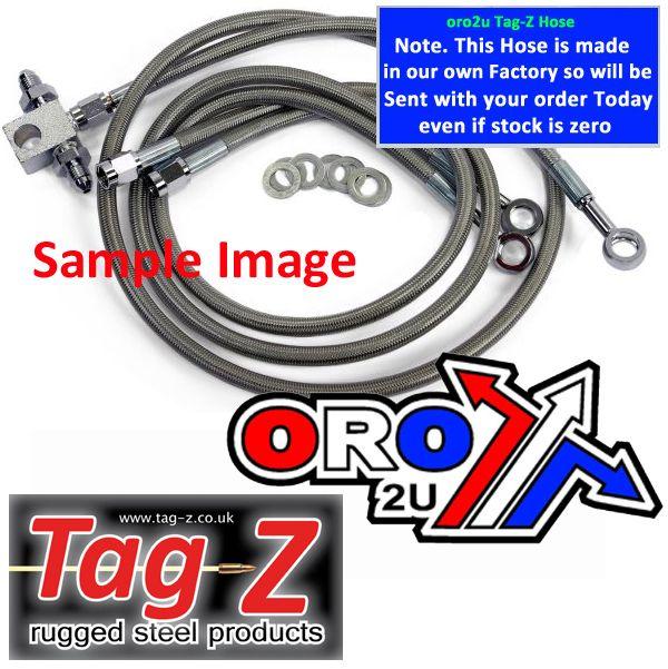 HOSE FRONT BRAKE CLEAR +2 HONDA TRX450R 04-09 KIT/3