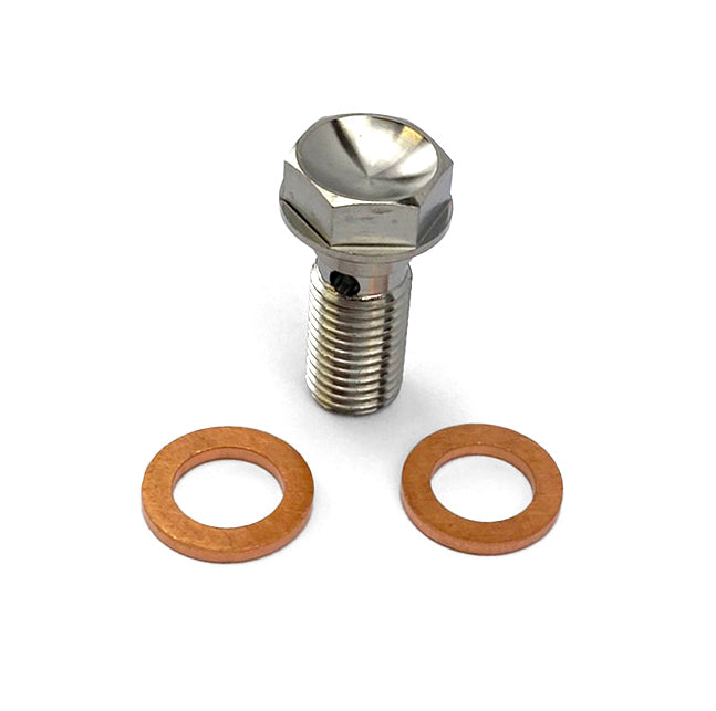 BANJO PRO BOLT M8x1.00mm, TITANIUM GRADE 5 / EACH