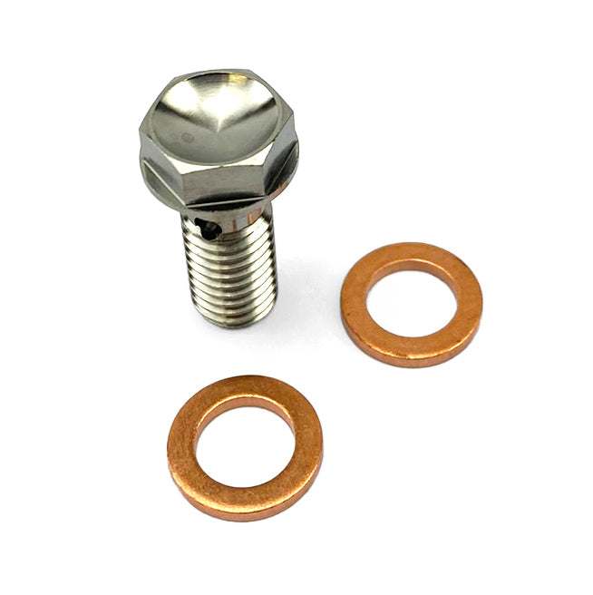 BANJO PRO BOLT M8x1.25mm, TITANIUM GRADE 5 / EACH