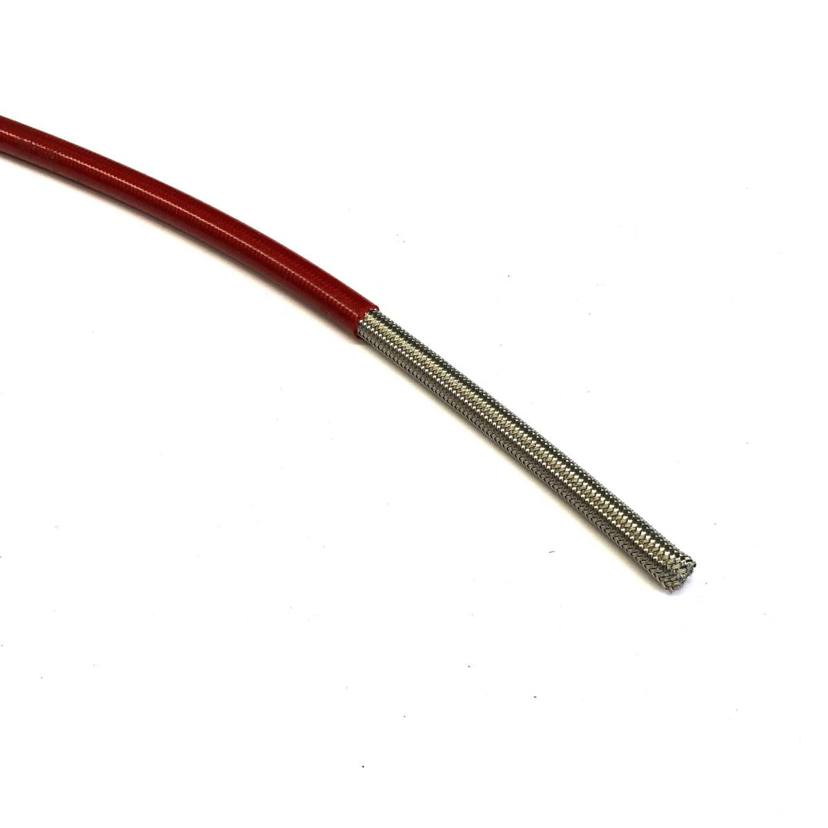 HONDA RED HOSE 5 METER 600-03, STAINLESS STEEL BRAIDED HOSE, 600-03RD / PTFE / PVC COVERED, BUILDALINE