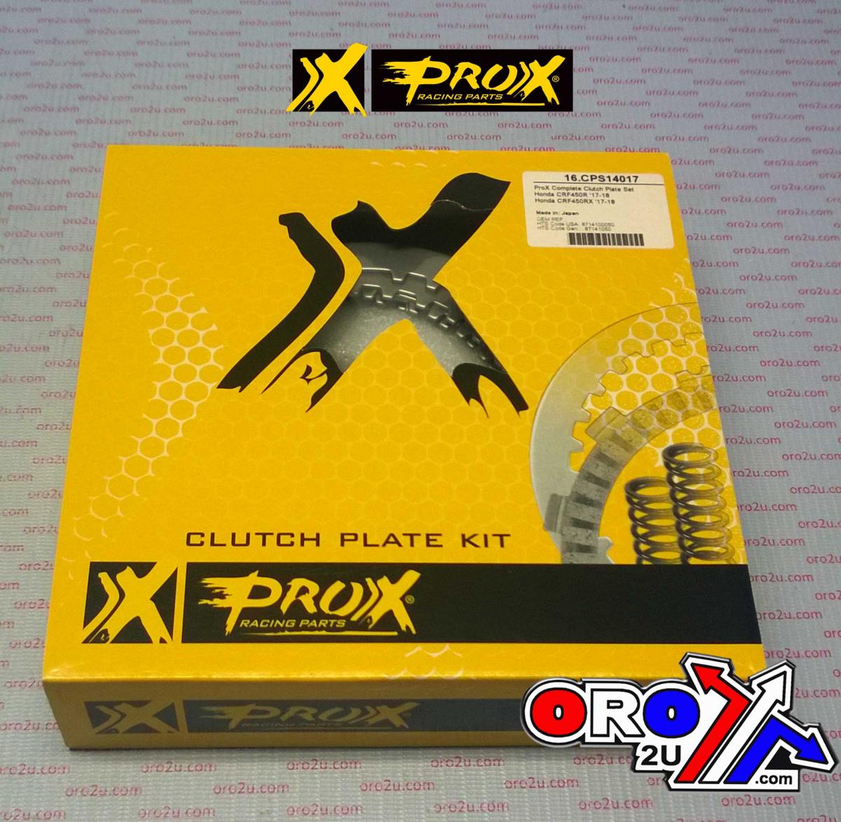 CLUTCH KIT CRF450R & RX 2017, PROX 16.CPS14017