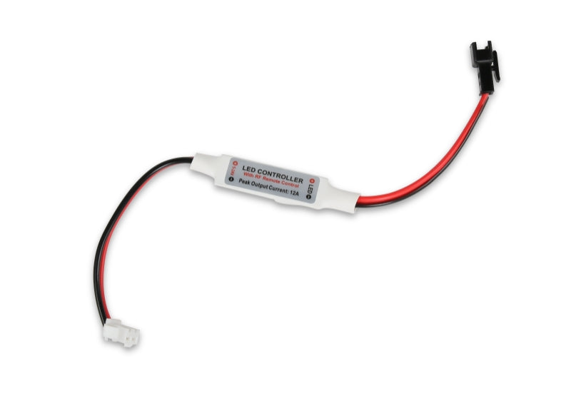 LED Strip Controller with RF Remote for RSC50, Includes Mini Receiver, 5V-24VDC Input, 5A Output, Remote with Brightness Adjustment, 86x40x7mm - BetaRSC50 5000 RSC50/CTR
