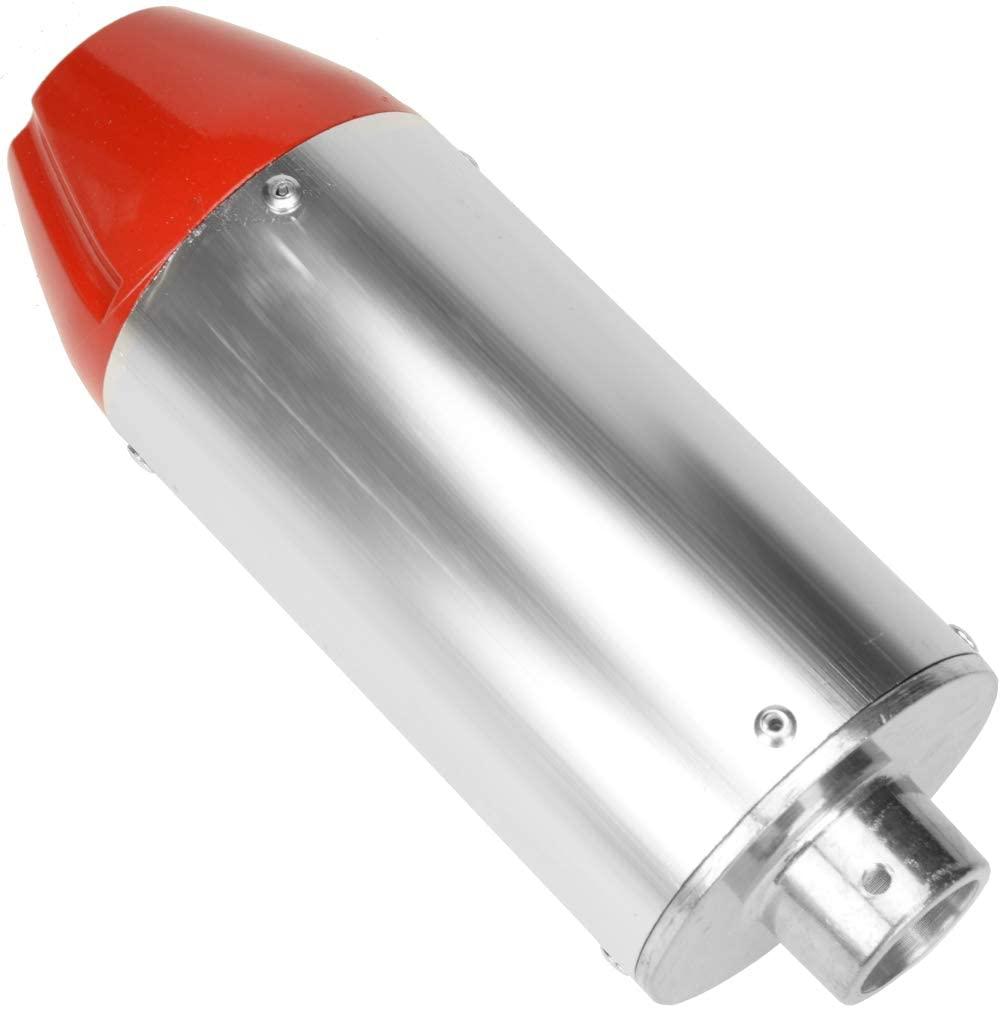 EXHUST PIPE MINI SILVER/RED CRF50, 28mm Exhaust Muffler PipeClamp For CRF50, 917237
