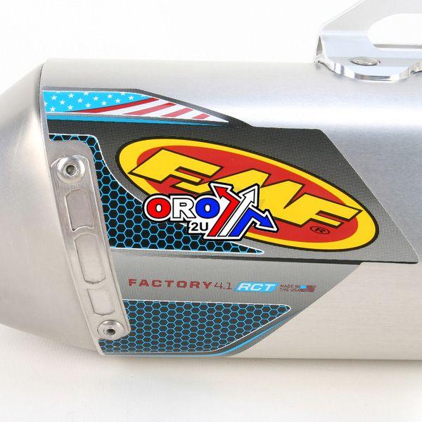 11-12 CRF450R 4.1 ALUM. SS, FMF 041482 FACTORY SILENCER