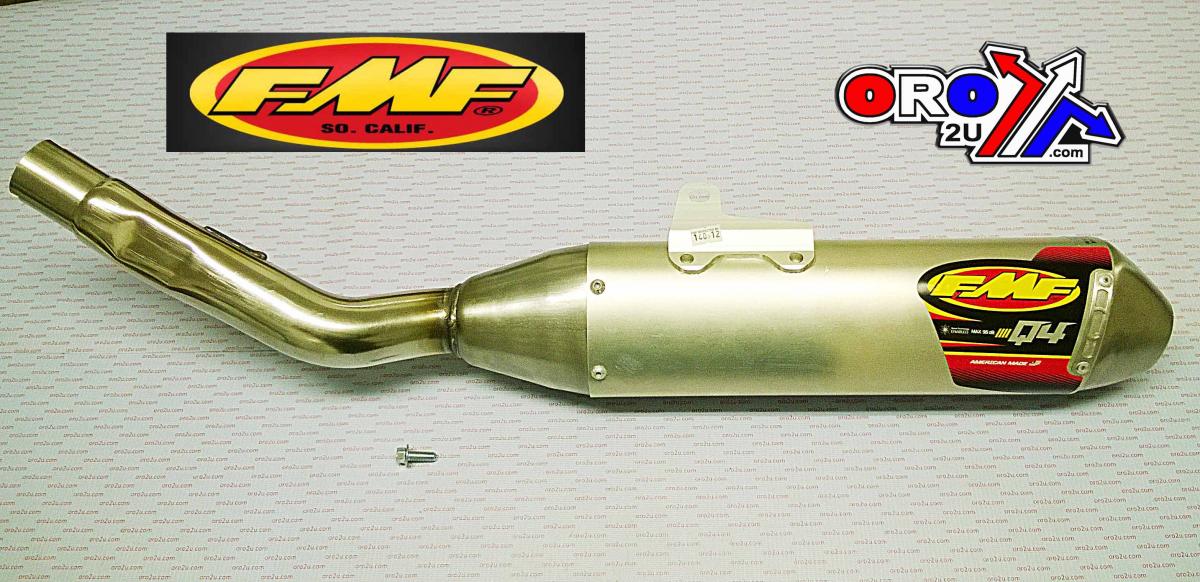 11-12 RMZ450 Q4 HEX W/SA, FMF 043326 EXHAUST SILENCER