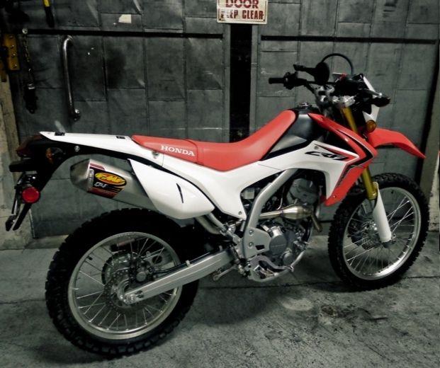 13-16 CRF250L Q4 HEX W/SA FMF, SILENCER FMF 041486 QUIET CORE