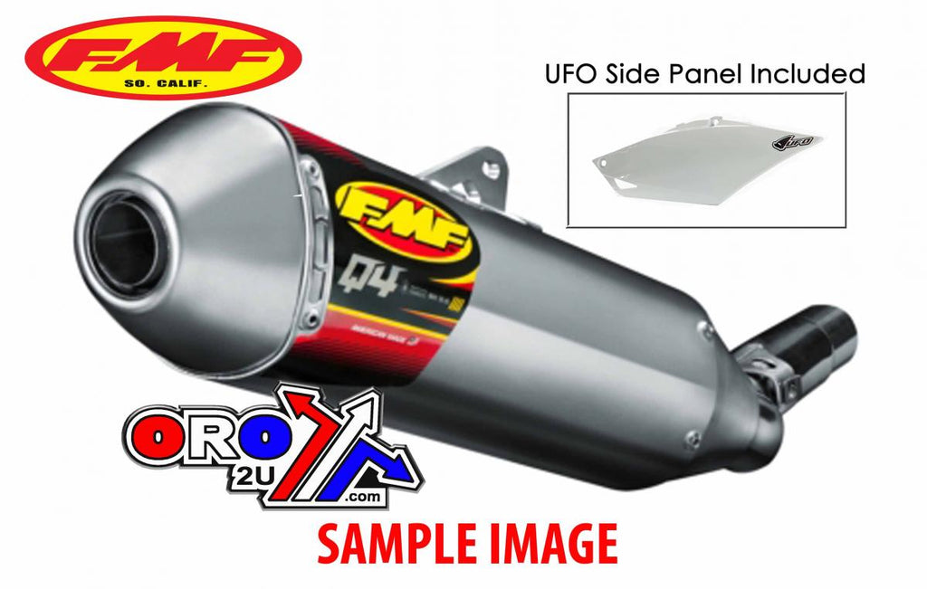 17-20 CRF450R/RX Q4 HEX FMF, SILENCER 041558 EXHAUST