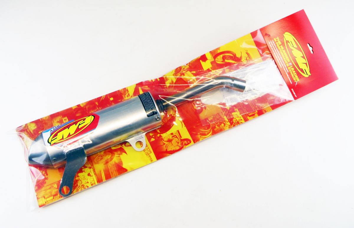 02-21 YZ250 PC2 SHORTY PIPE, FMF 024015 POWERCORE SILENCER