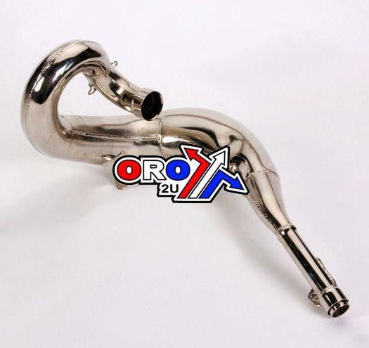 88-91 CR250 GNARLY PIPE FRONT, FMF 020025 EXHAUST NICKEL