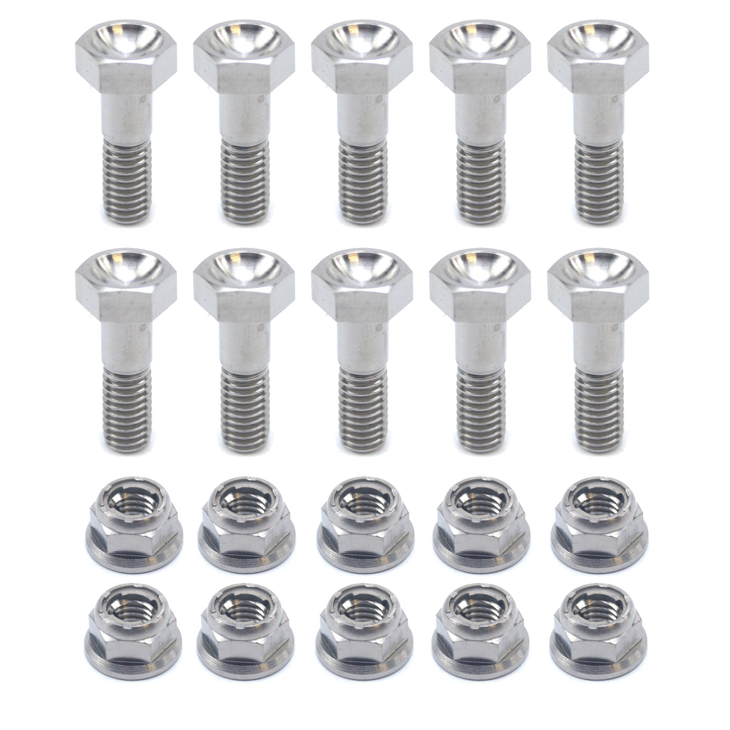TI GR5 BOLTS DISC HONDA KIT/10, TITANIUM FRONT & REAR KIT 95>2021, / FIR BRAND