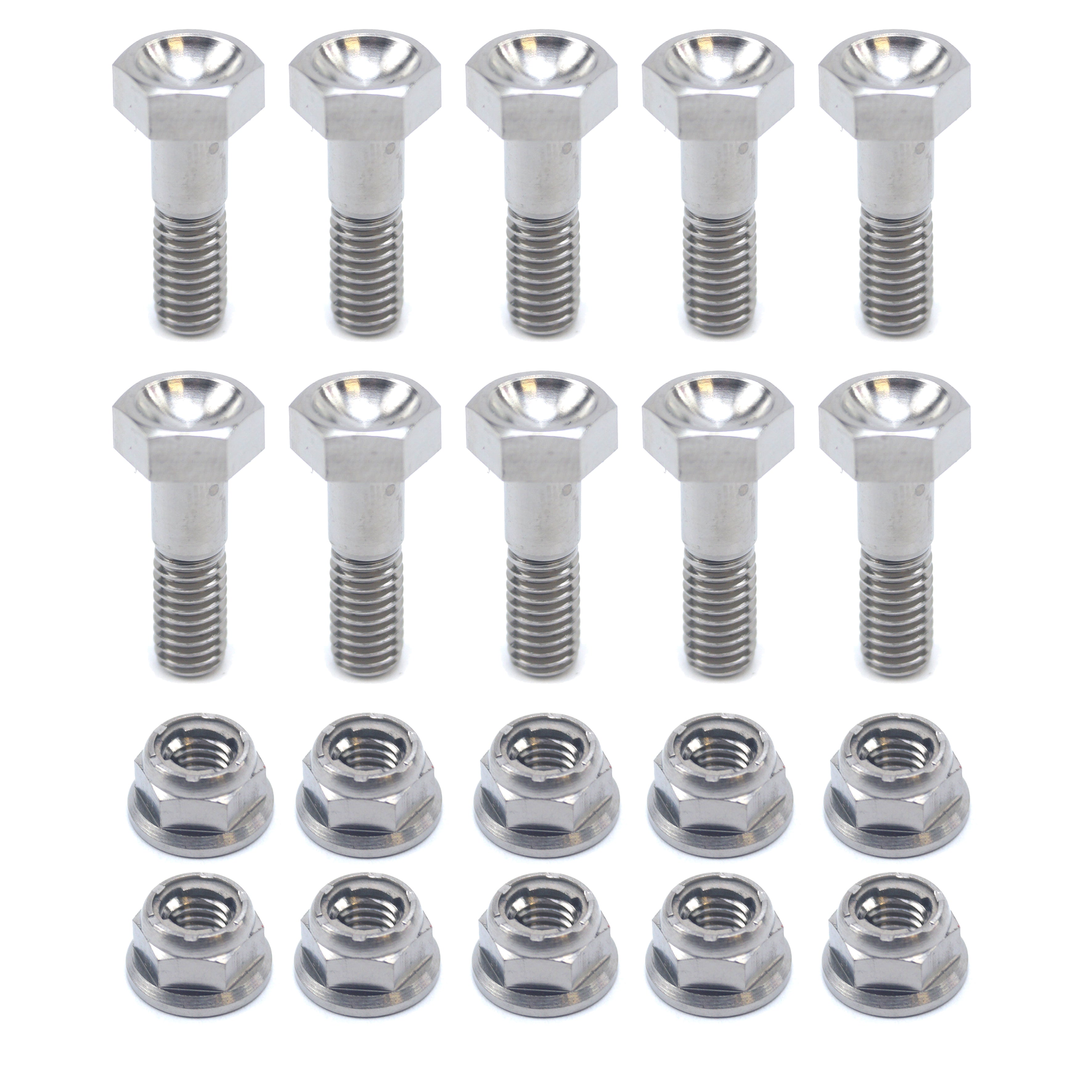 TI GR5 BOLTS DISC HONDA KIT/10, TITANIUM FRONT & REAR KIT 95>2021, / FIR BRAND