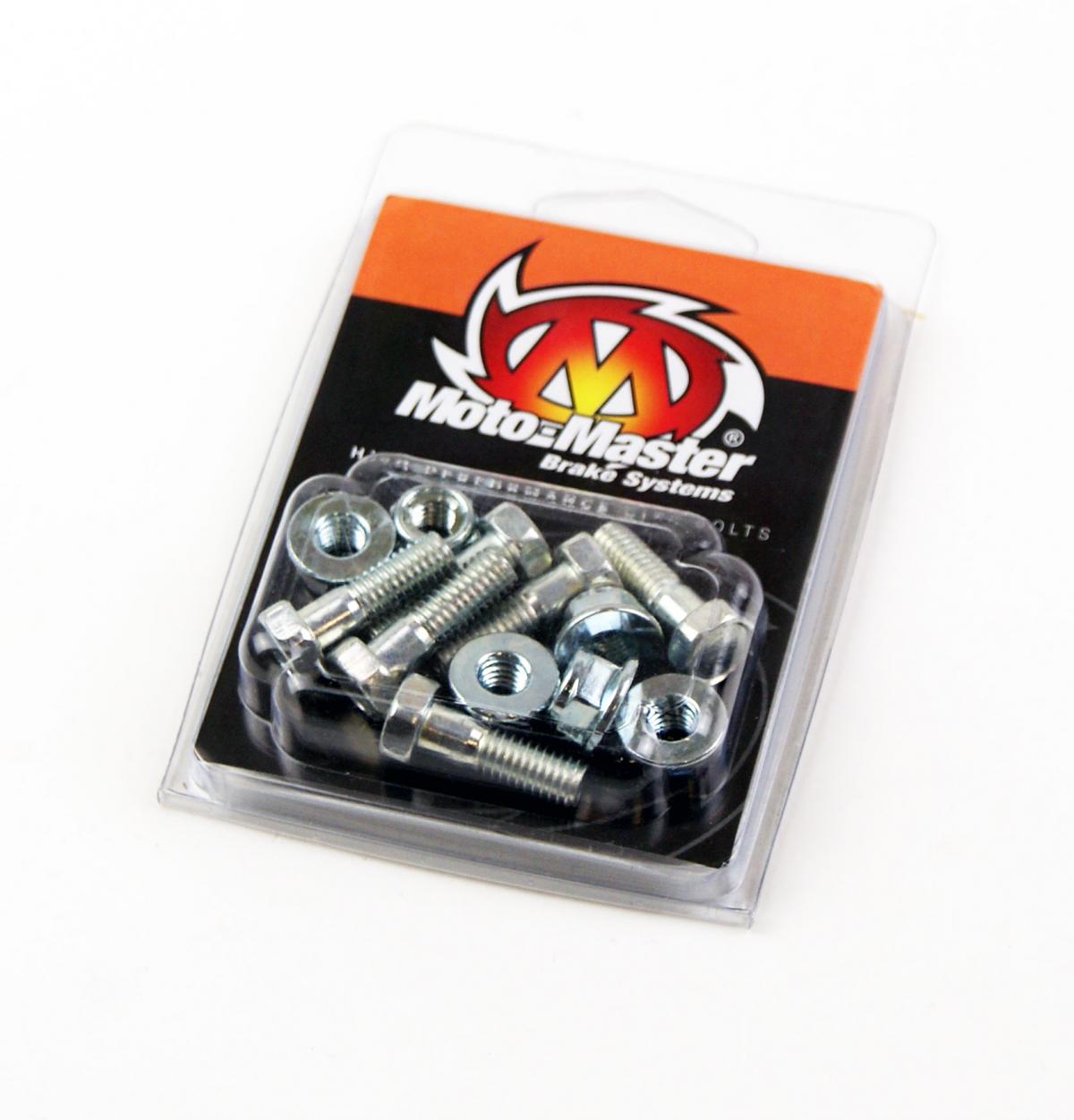 BOLT DISC M6 x 20mm +NUT HEX, MOTO-MASTER 012005 PACK 6
