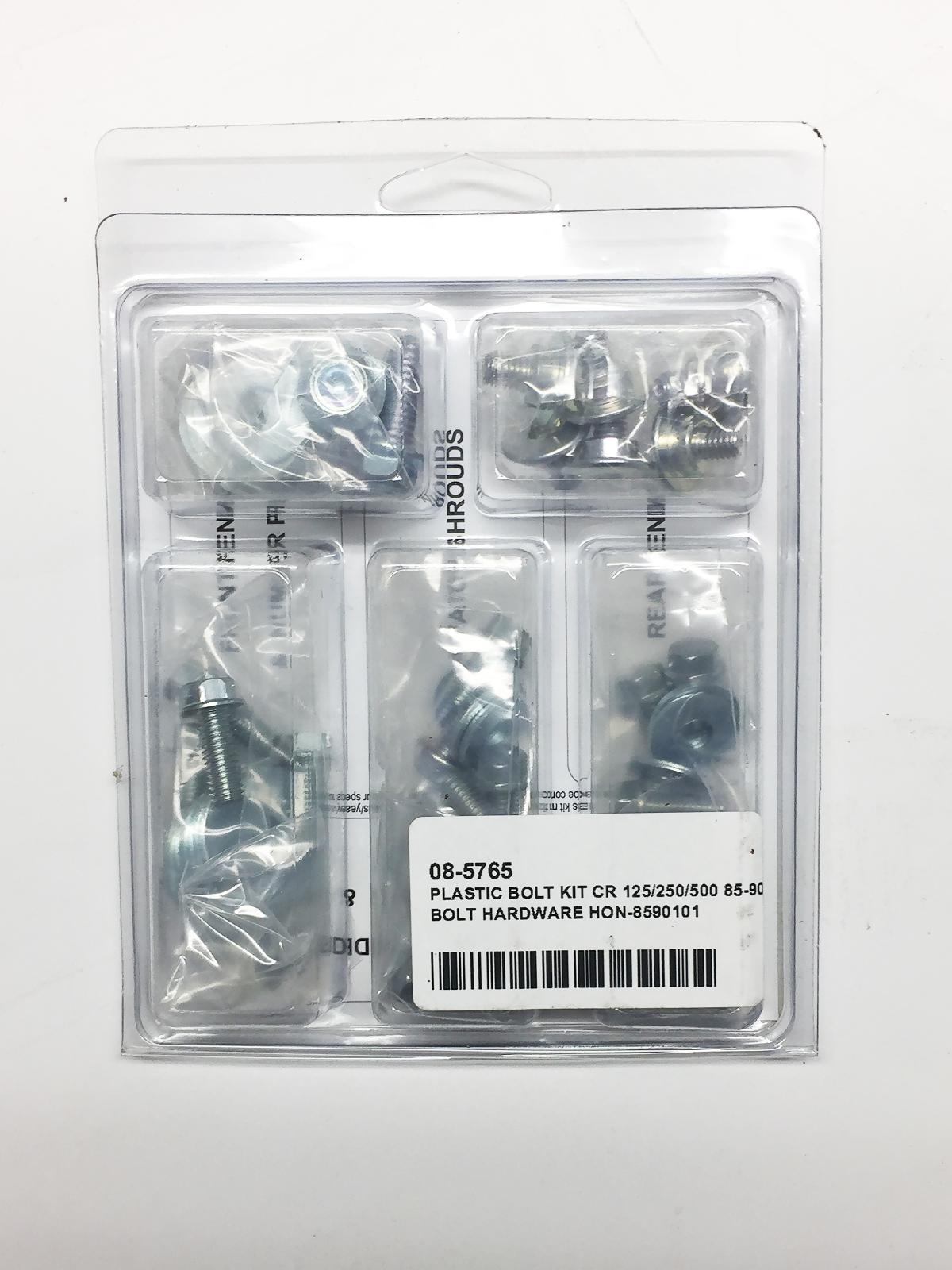 PLASTIC BOLT KIT CR 125/250/500 85-90, BOLT HARDWARE HON-8590101