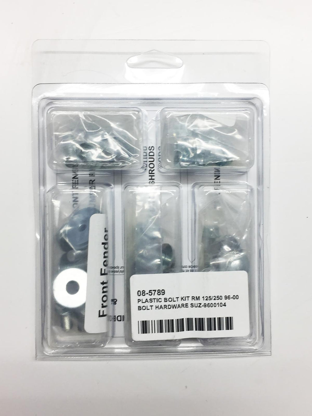PLASTIC BOLT KIT RM 125/250 96-00, BOLT HARDWARE SUZ-9600104