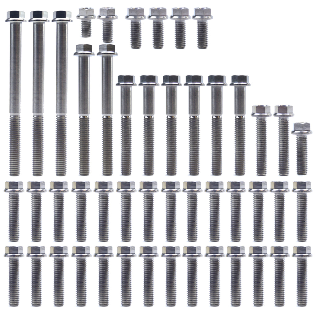 YAMAHA YZ 250 F TITANIUM ENGINE BOLT KIT, KIT SIZE 50 BOLTS !!! MADE TO ORDER !!!