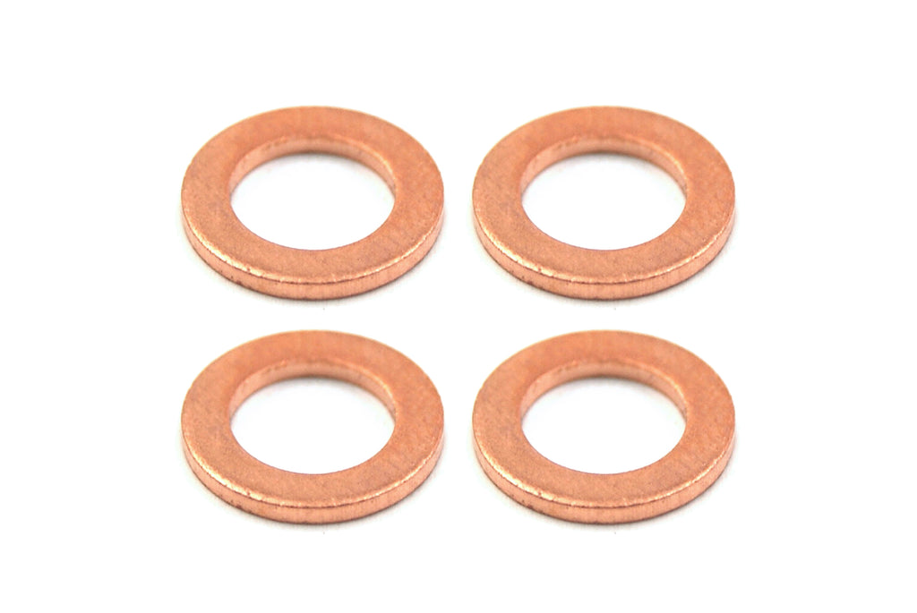 COPPER WASHER M6 PK OF 4, SIZE ID6 x OD10 x W1.00mm