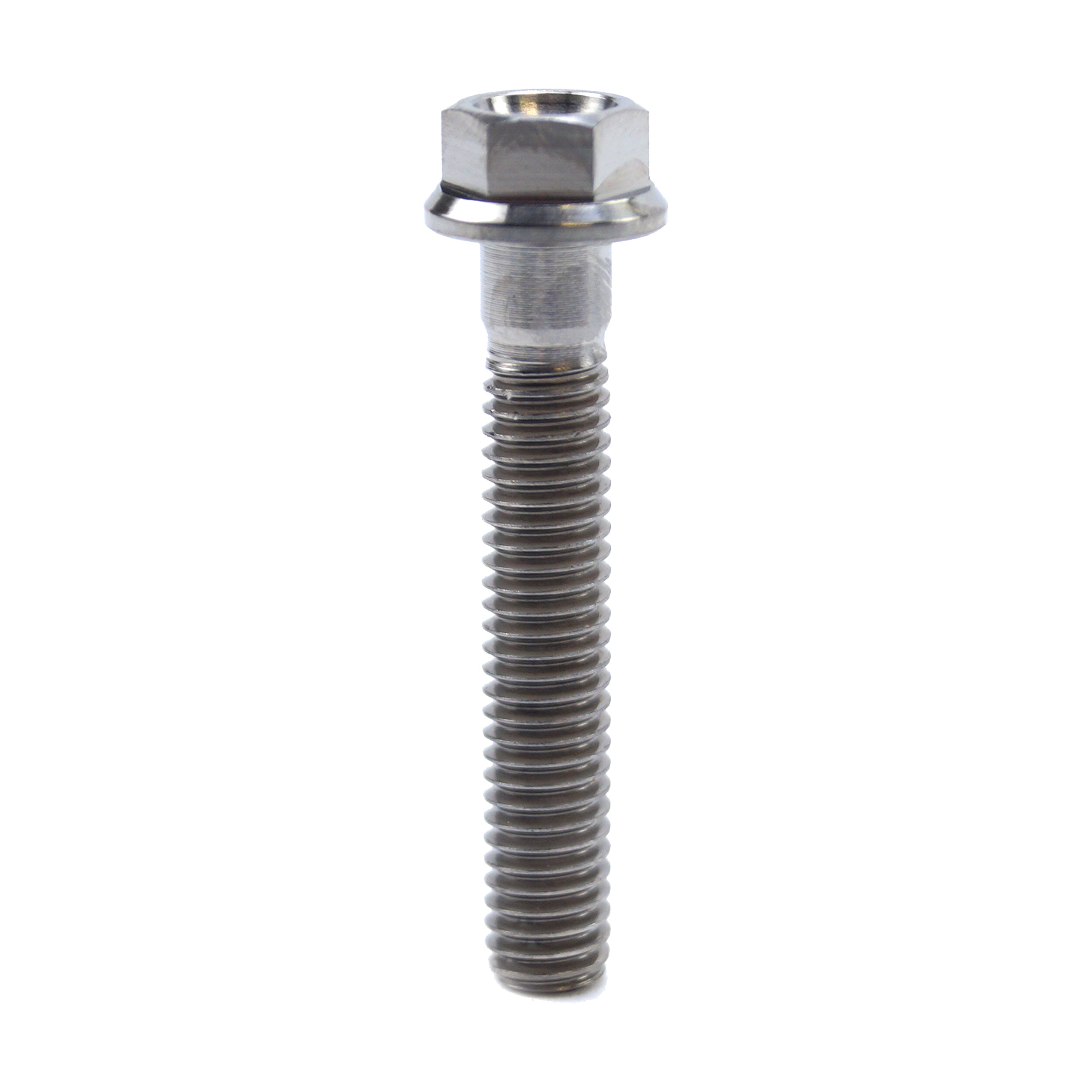 TITANIUM GR5 BOLT M6 x 35mm EACH, FLANGE OD: 11mm / HEX SIZE: 8mm, /