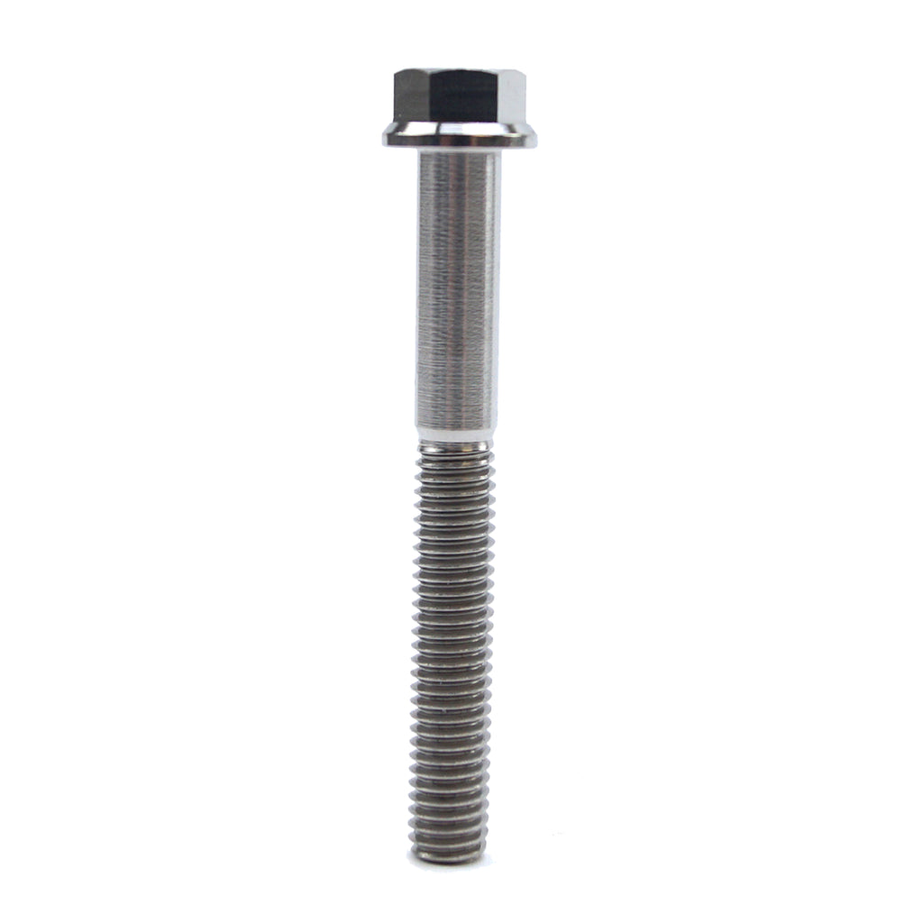 TITANIUM GR5 BOLT M6 x 50mm EACH, FLANGE OD: 11mm / HEX SIZE: 8mm, /