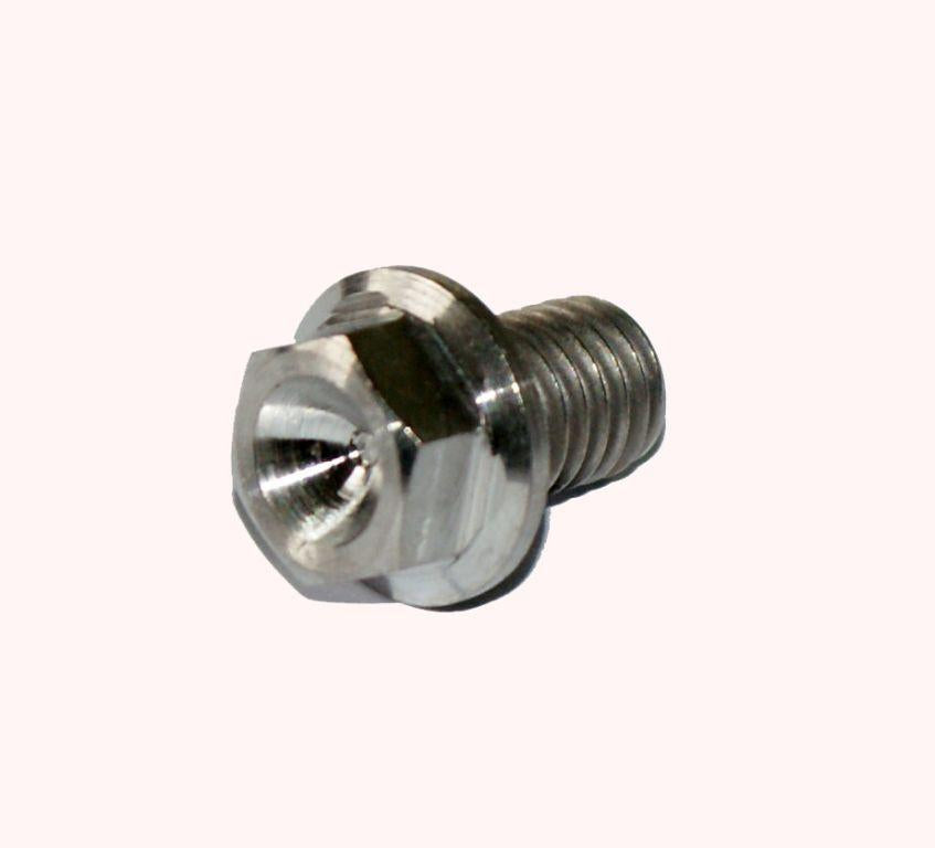 TITANIUM GR5 BOLT M8 x 12mm EACH, FLANGE OD: 14mm / HEX SIZE: 10mm, /