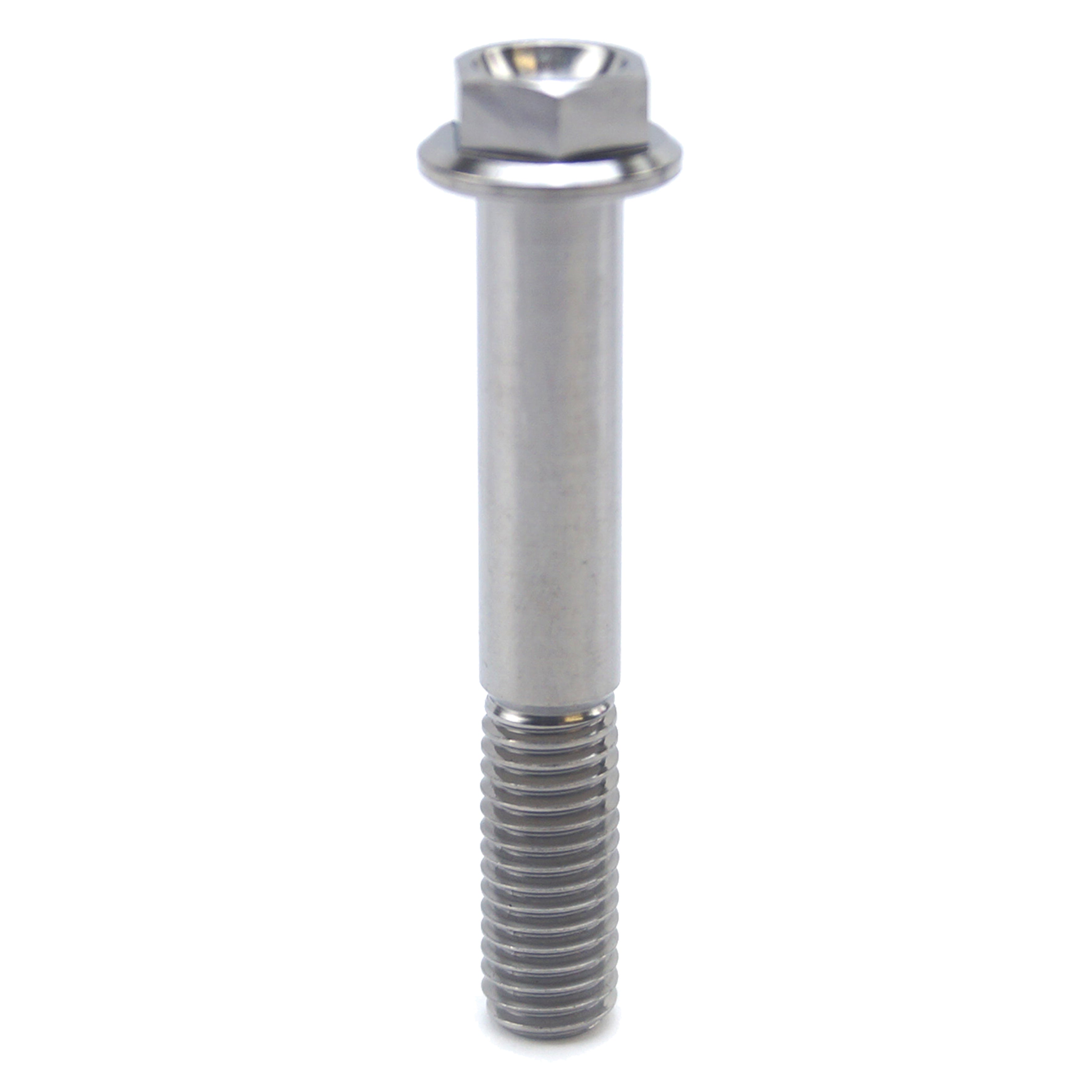 TITANIUM GR5 BOLT M8 x 50mm EACH, FLANGE OD: 14mm / HEX SIZE: 10mm, /