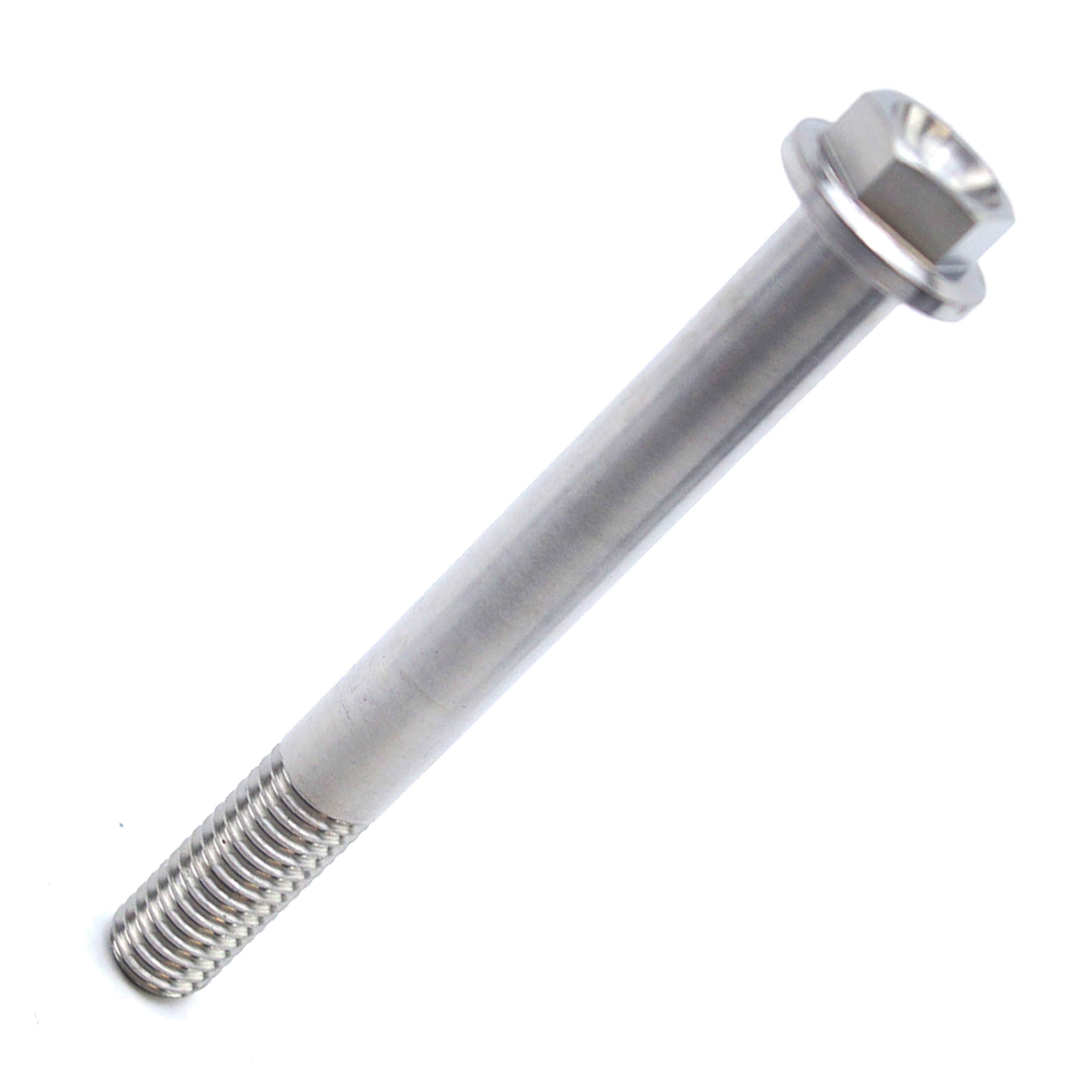 TITANIUM GR5 BOLT M8 x 70mm EACH, FLANGE OD: 14mm / HEX SIZE: 10mm, /