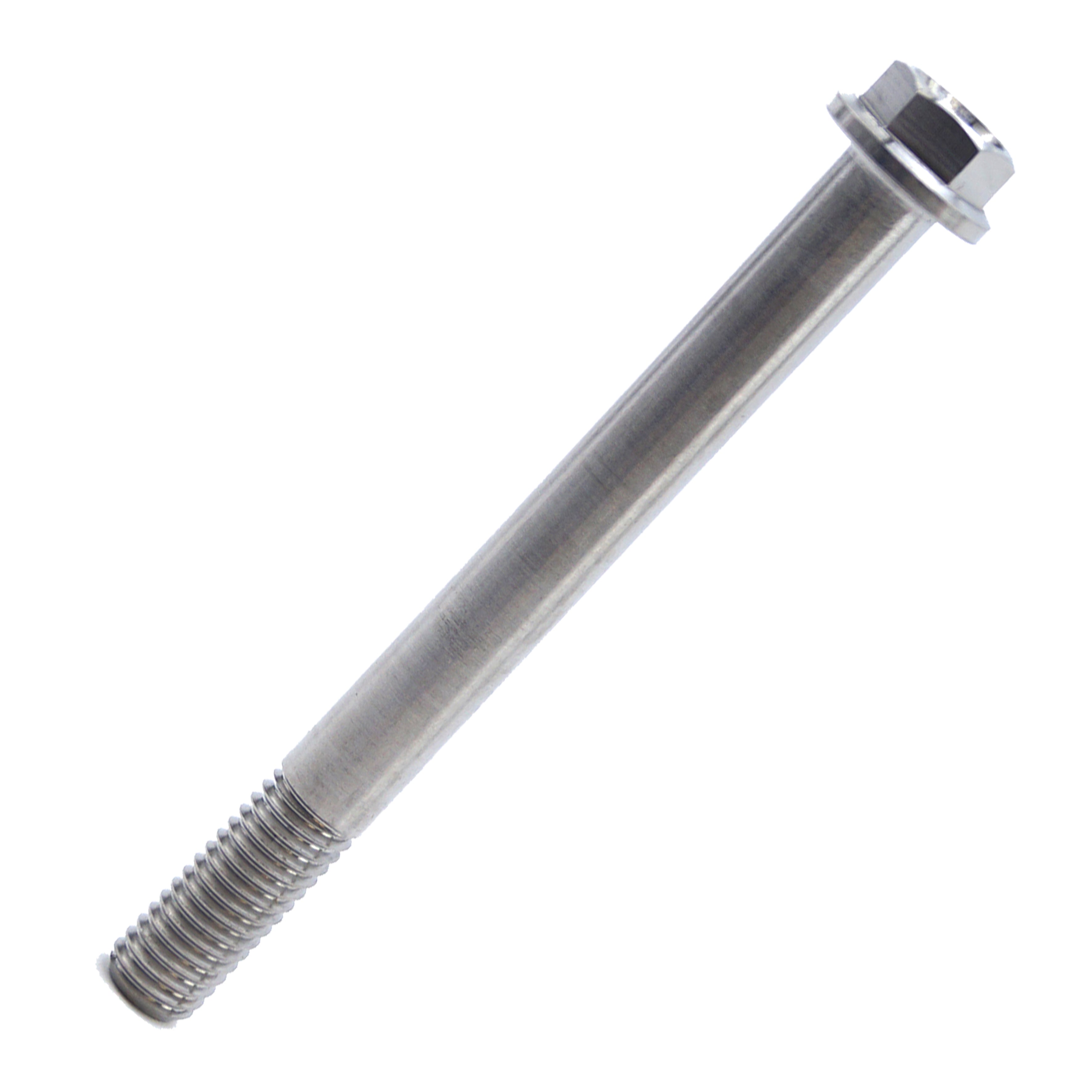 TITANIUM GR5 BOLT M8 x 80mm EACH, FLANGE OD: 14mm / HEX SIZE: 10mm, /