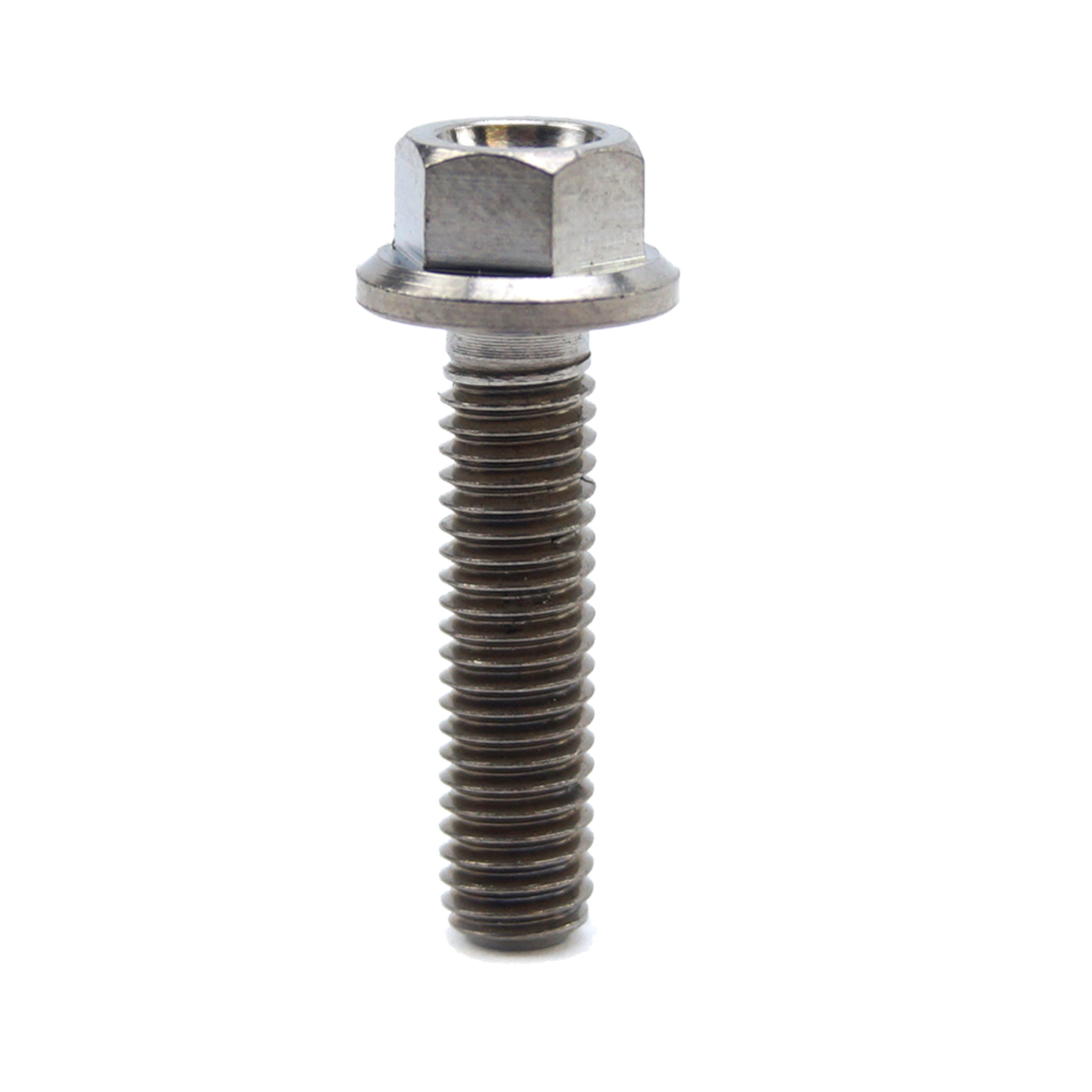 TITANIUM GR5 BOLT M5 x 20mm EACH, FLANGE OD: 9.90mm / HEX SIZE: 7mm, /