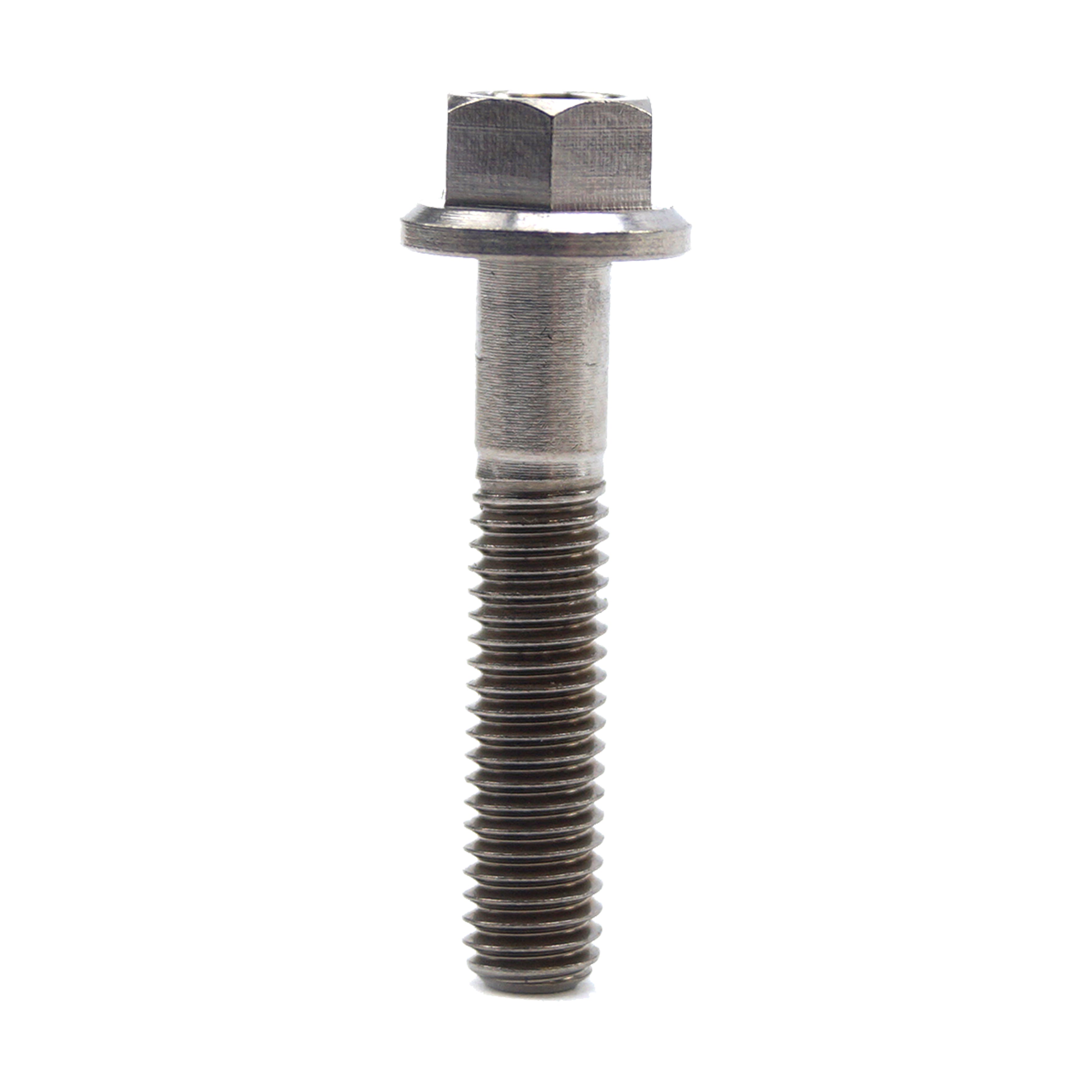 TITANIUM GR5 BOLT M5 x 25mm EACH, FLANGE OD: 9.90mm / HEX SIZE: 7mm, /