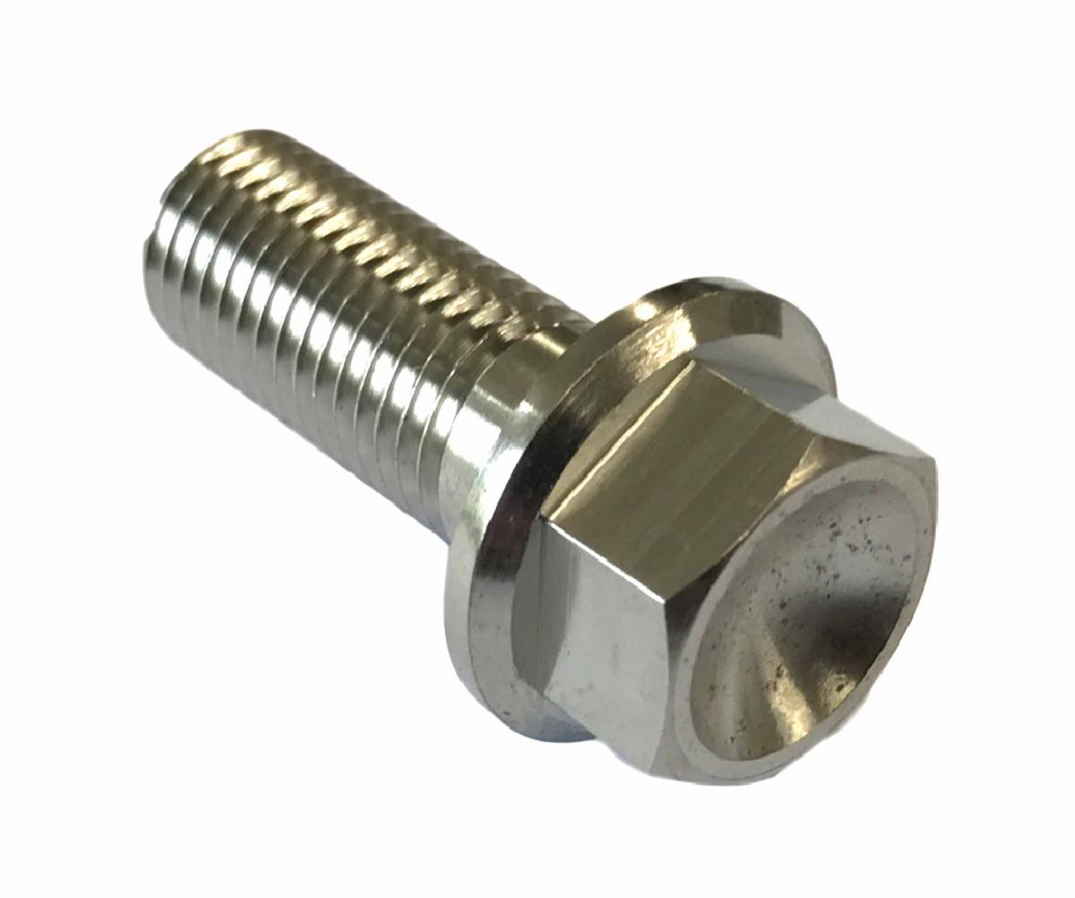 TITANIUM GR5 BOLT M10 x 25mm EACH, METRIC FINE 1.25mm / GRADE 5