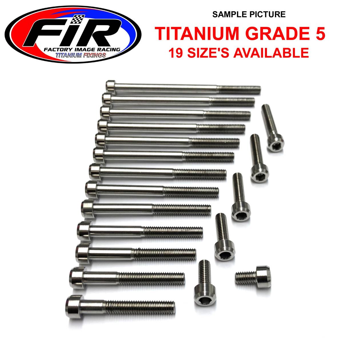 TITANIUM ALLEN BOLT M6x90, GRADE 5 TI - PACK OF 2