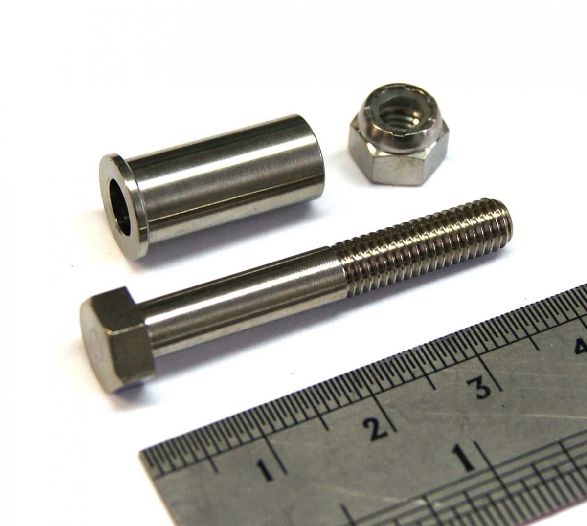 TITANIUM GR5 PIVOT BOLT KIT KTM, BREMBO 54802038100 2006>2019, CLUTCH /