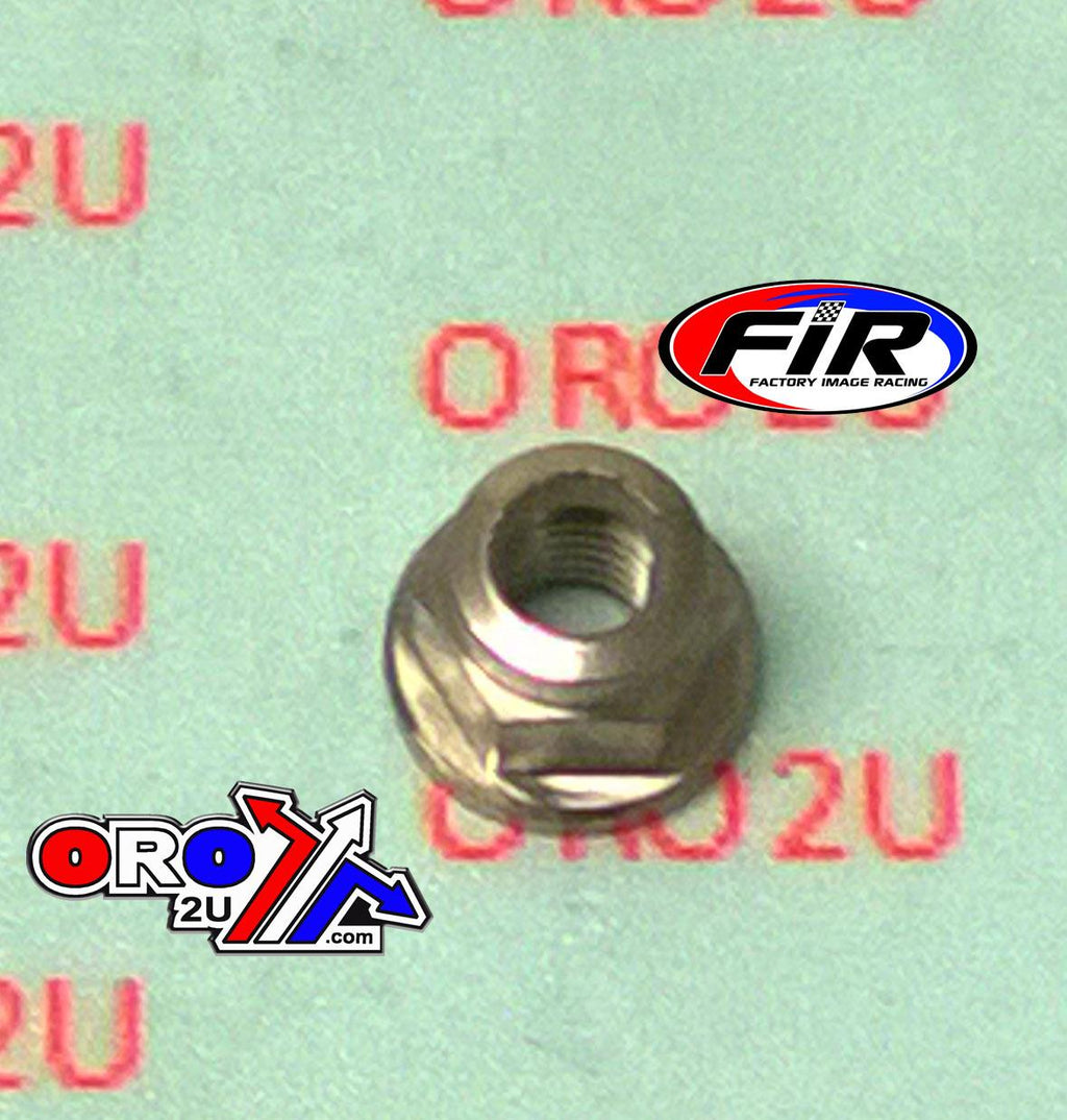 TITANIUM GR5 M5X0.80mm NUT, NYLON FLANGE / GRADE 5 / EACH