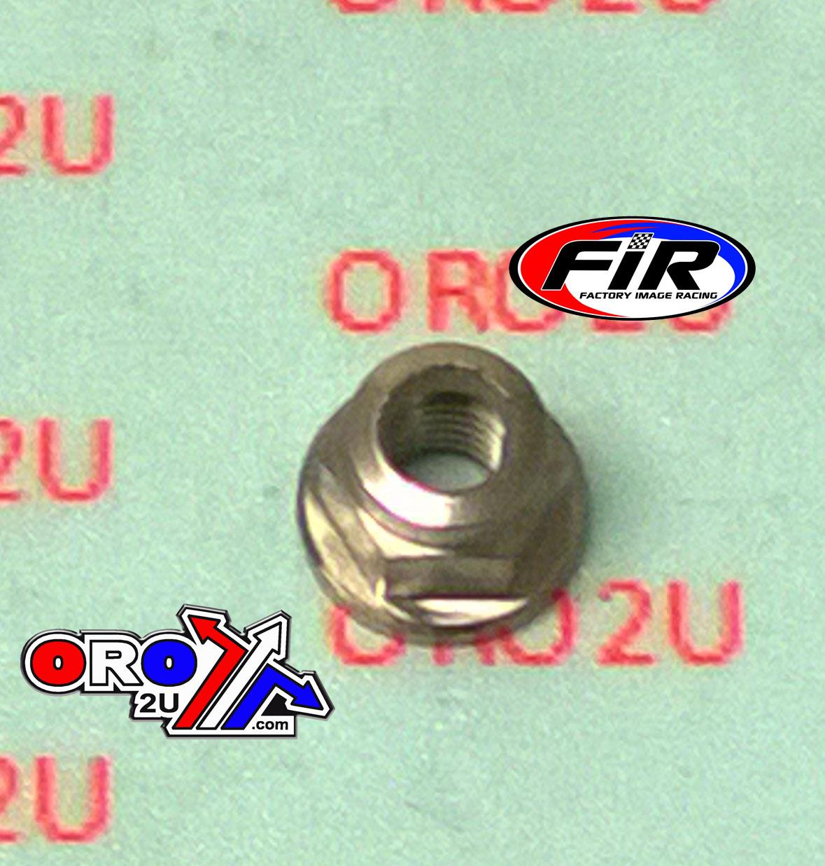TITANIUM GR5 M5X0.80mm NUT, NYLON FLANGE / GRADE 5 / EACH