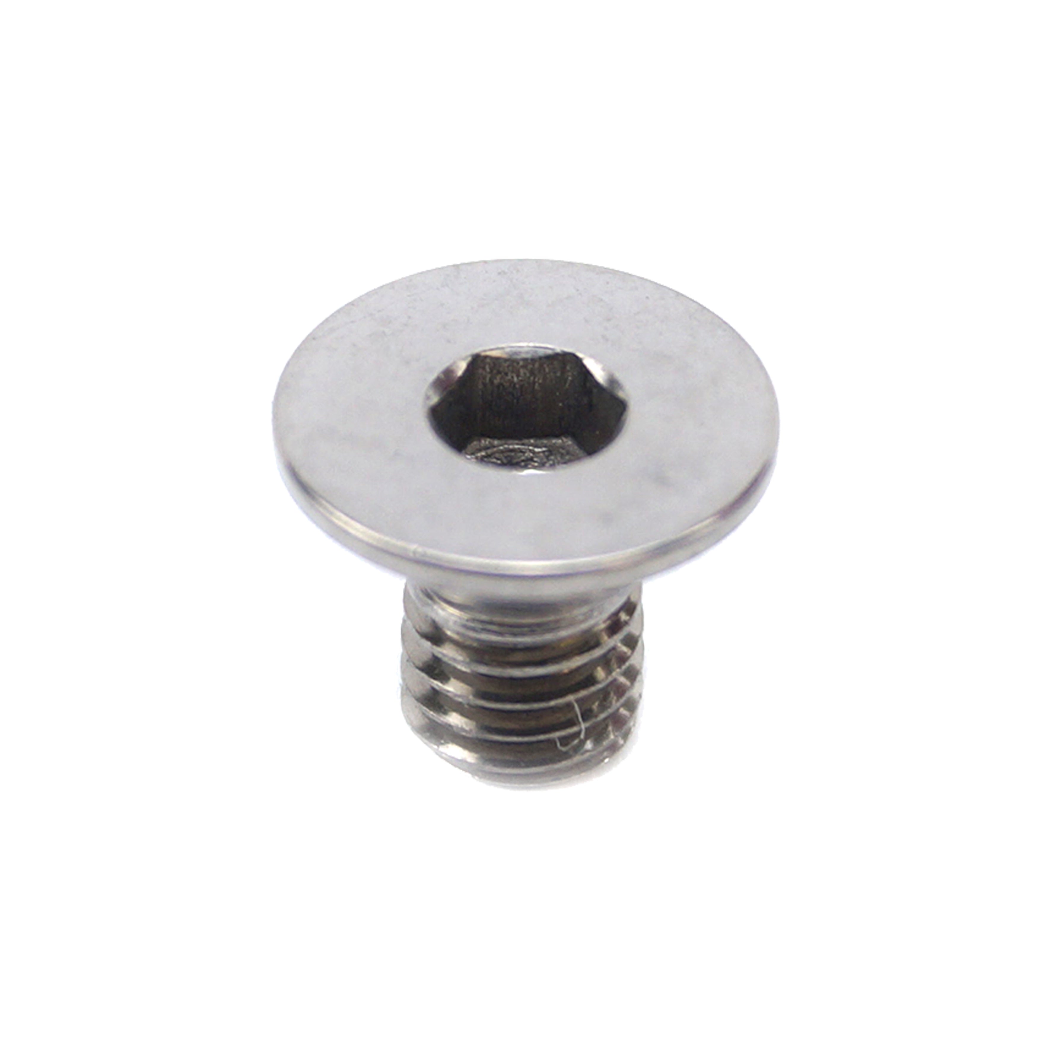 TITANIUM CSK ALLEN M6X10mm, TITANIUM GRADE 5 / EACH