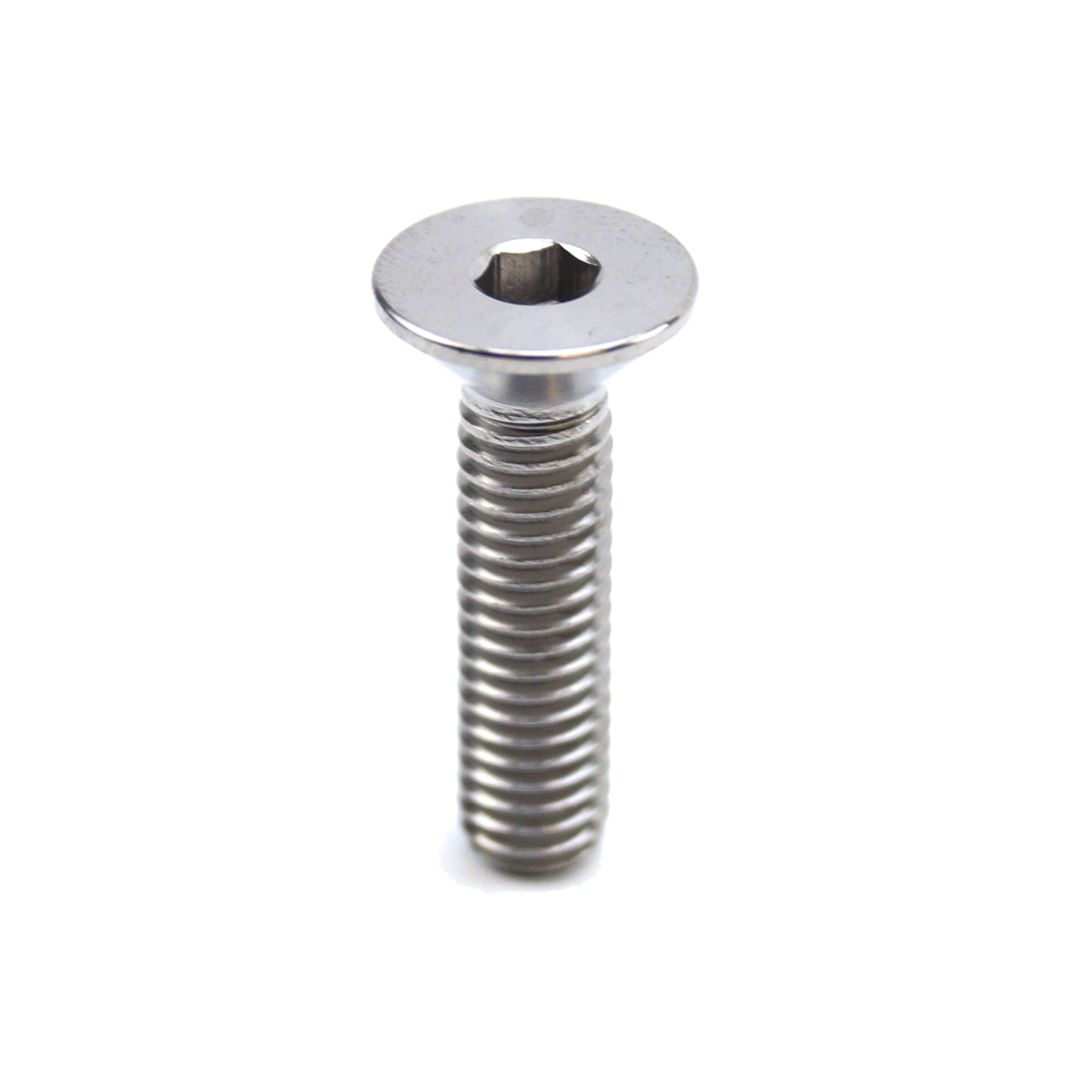 TITANIUM CSK ALLEN M6X25mm, TITANIUM GRADE 5 / EACH