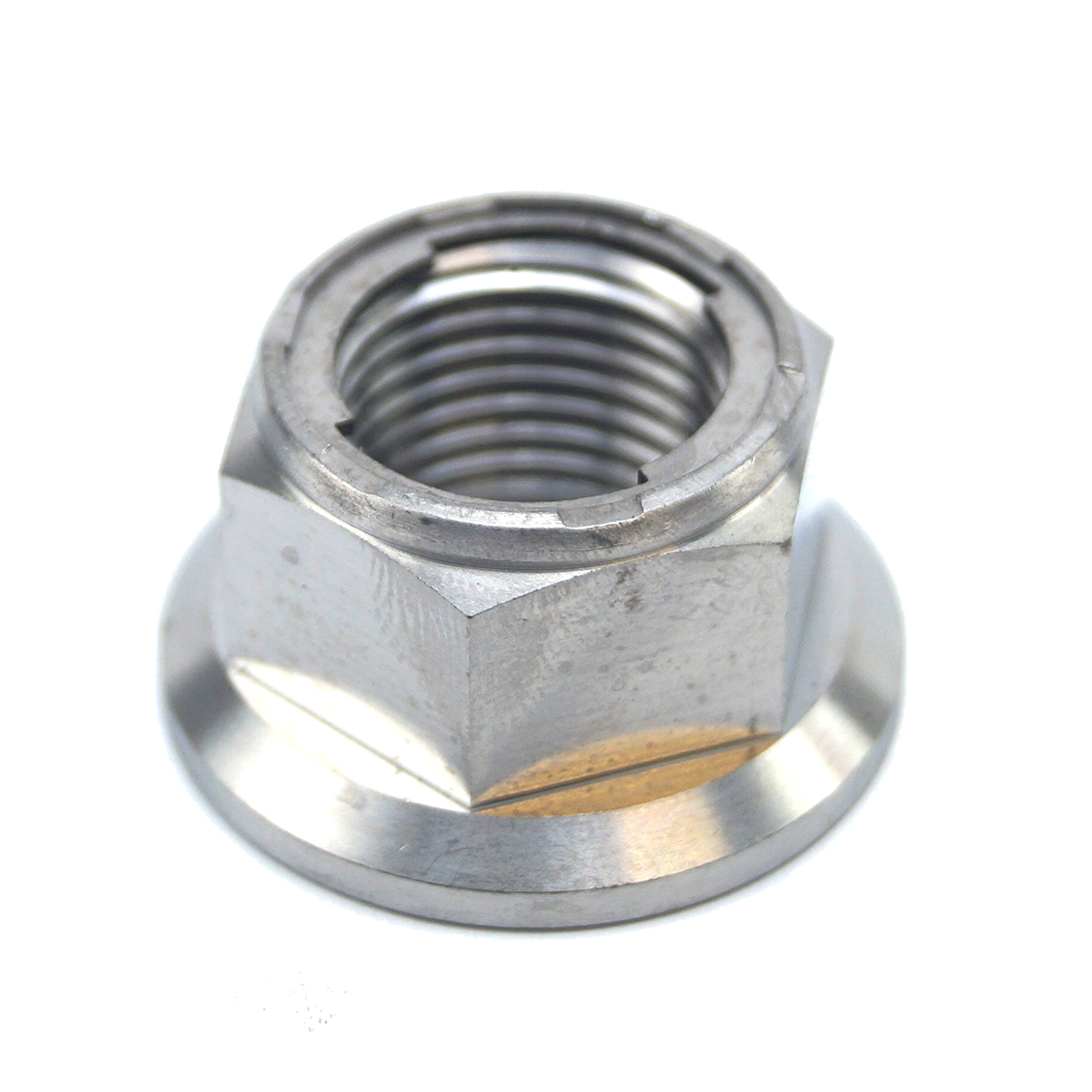 GR5 SWING ARM NUT KX KXF, 92015-1316 M16x1.50mm, TITANIUM FACTROY IMAGE RACING
