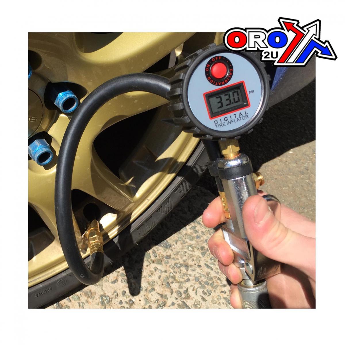 AIR LINE DIGITAL TYRE INFLATOR, PRESSURE RANGE 0 - 200psi, MK-4920 / KDPAU048