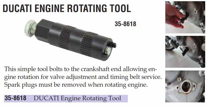 ENGINE ROTATING TOOL, DUCATI 35-8618, TOOLS