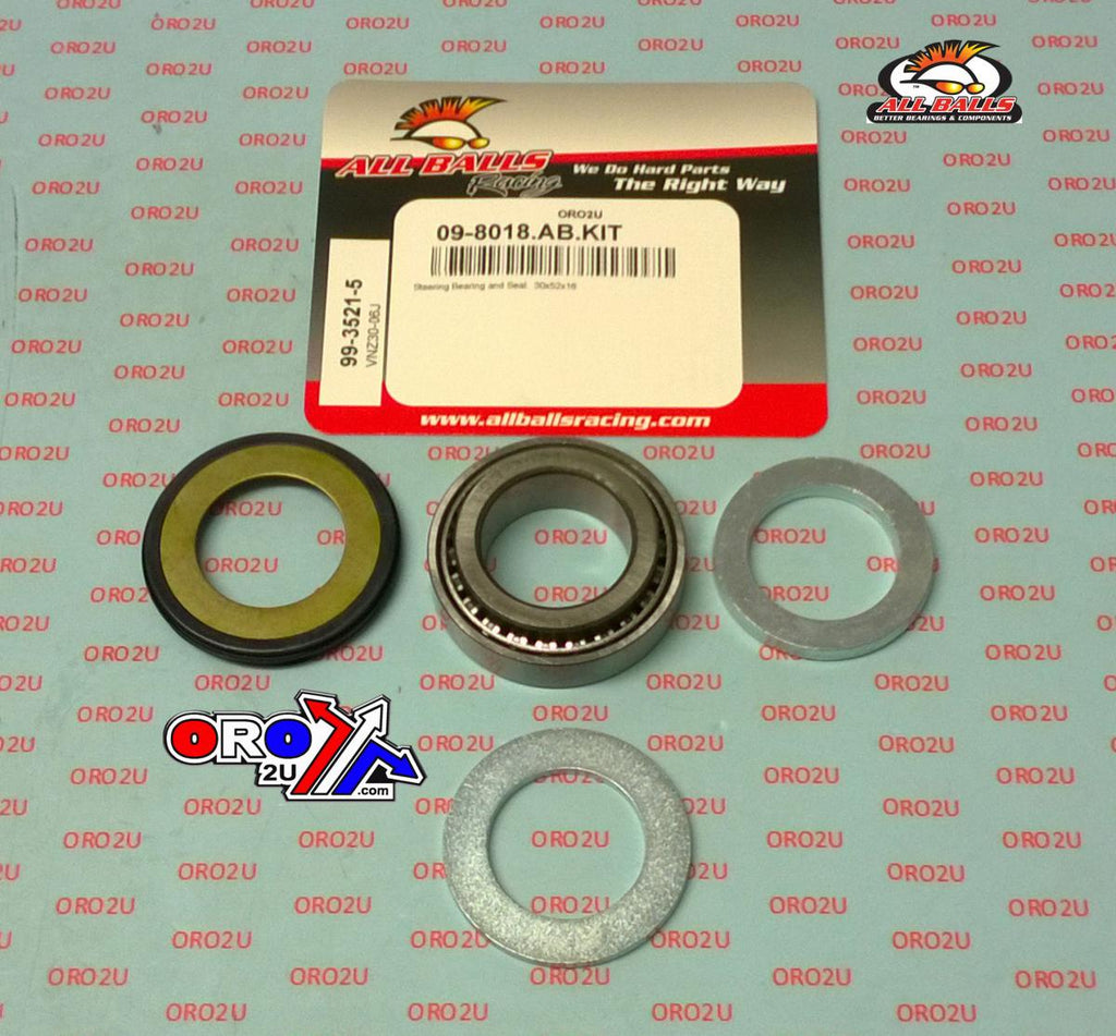 BEARING TAPER & SEAL KIT, ALLBALLS 99-3521-5, CR-0643, 30x52x16