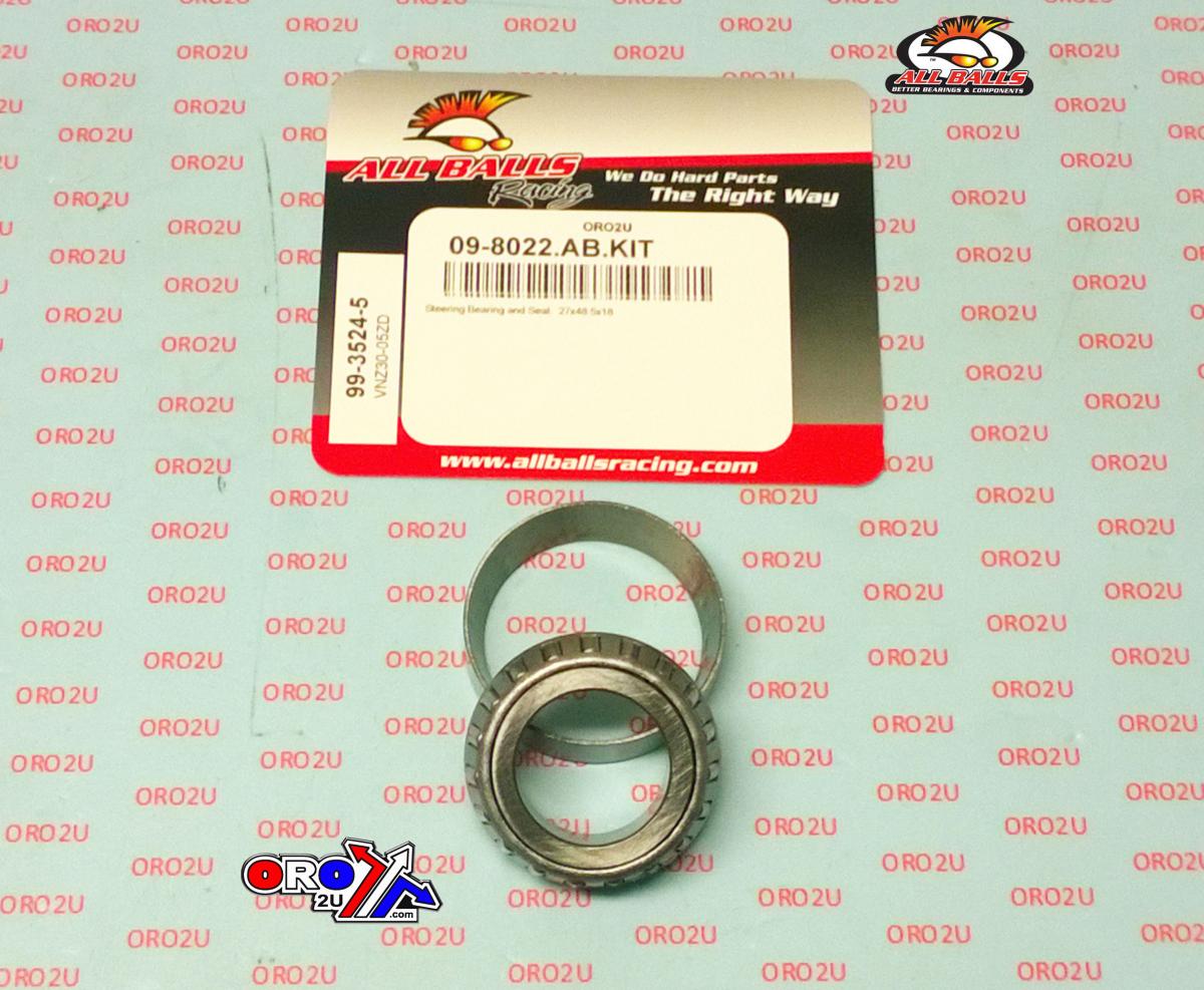 BEARING TAPER & SEAL KIT, ALLBALLS 99-3524-5, 27-48.5H, 27x48.50x18