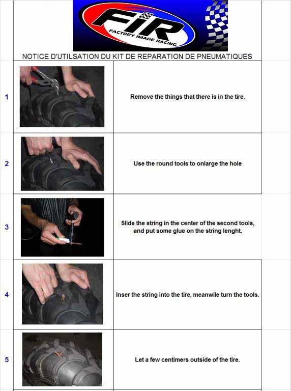 TYRE REPAIR STRING 200mm LONG 25 Pcs