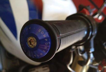 BAR ENDS 12-18mm RED, Anti Vibration Silder Plug Yamaha Kawasaki honda